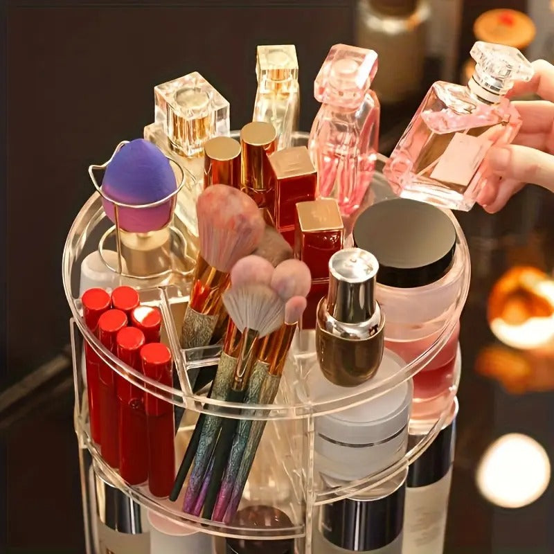 360 Rotating Acrylic Cosmetic Organizer