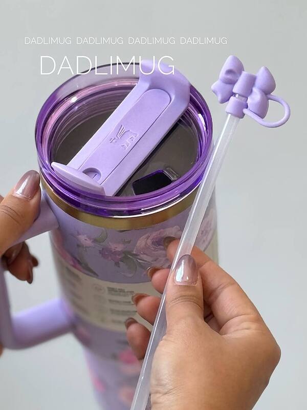 Floral 40oz Tumbler Cup Premium Packaging