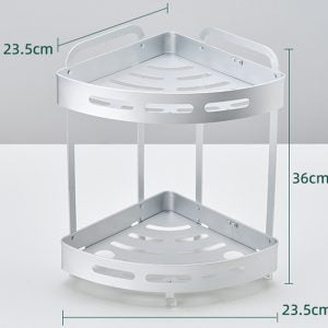 Aluminium Wall Mounted Corner Rack