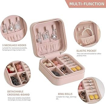 Leather Jewelry Organizer Box