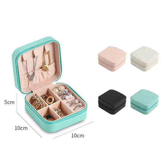 Leather Jewelry Organizer Box