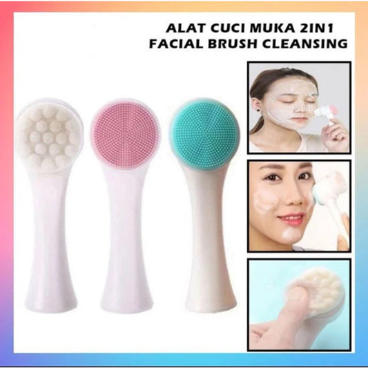 Portable Silicone Facial Cleansing Brush