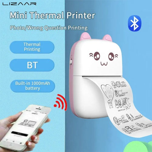 Mini Portable Pocket Thermal Wireless Bluetooth Printer