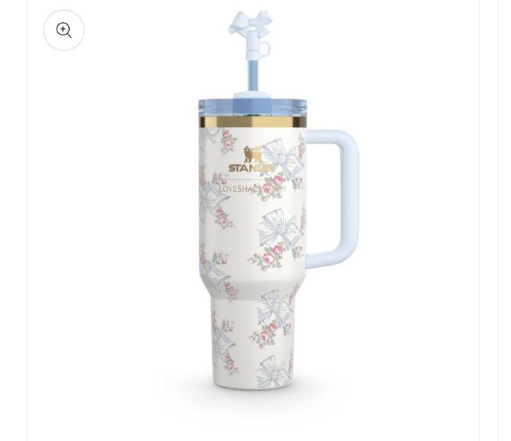 Floral 40oz Tumbler Cup Premium Packaging