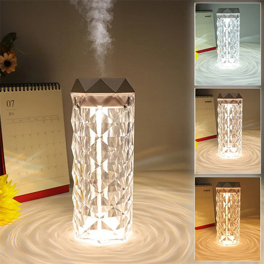 2-in-1 Crystal Lamp & Humidifier