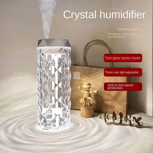 2-in-1 Crystal Lamp & Humidifier