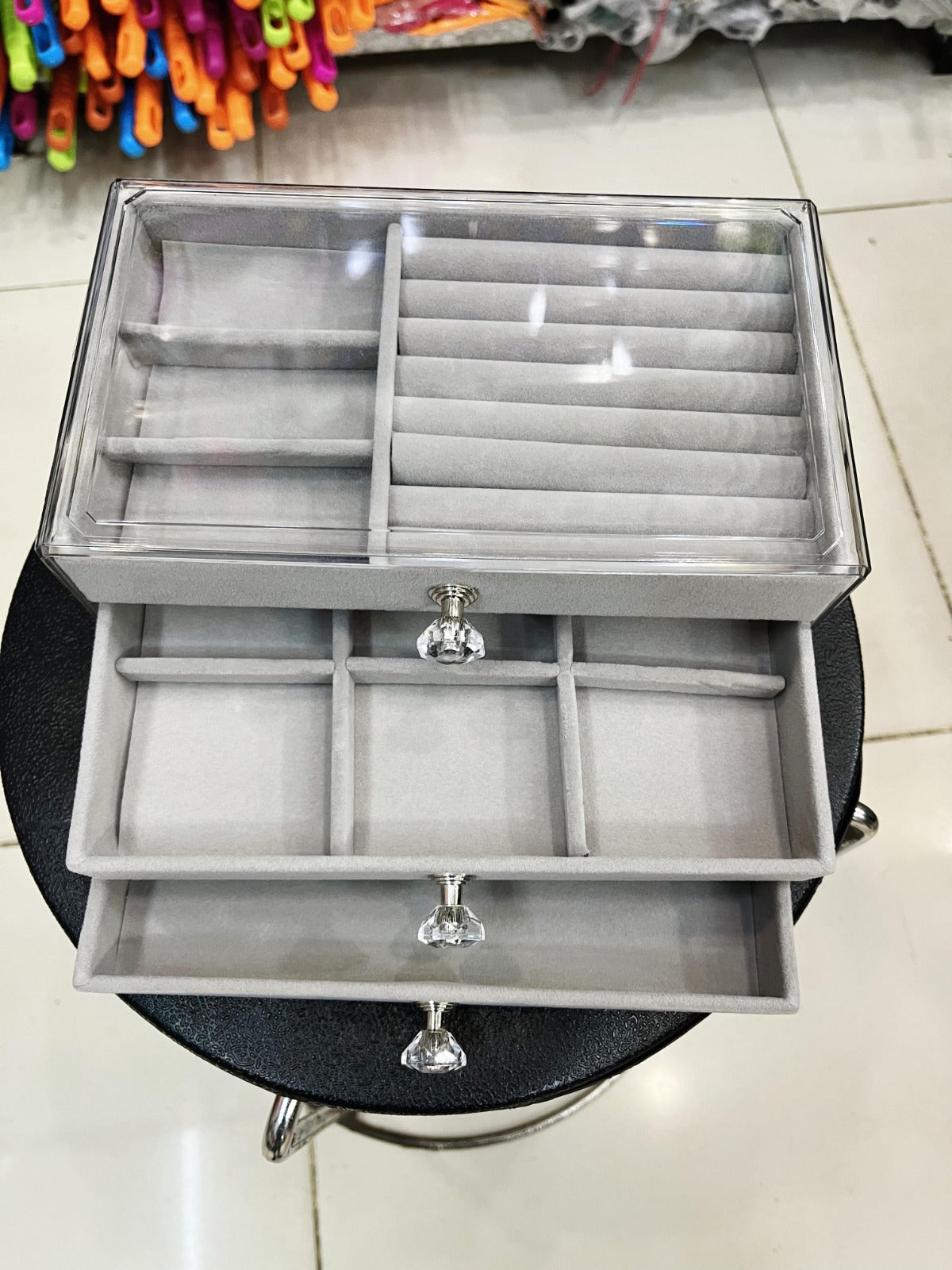 Velvet Jewelry Organizer