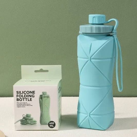 Foldable Silicone Water Bottle – 600ml
