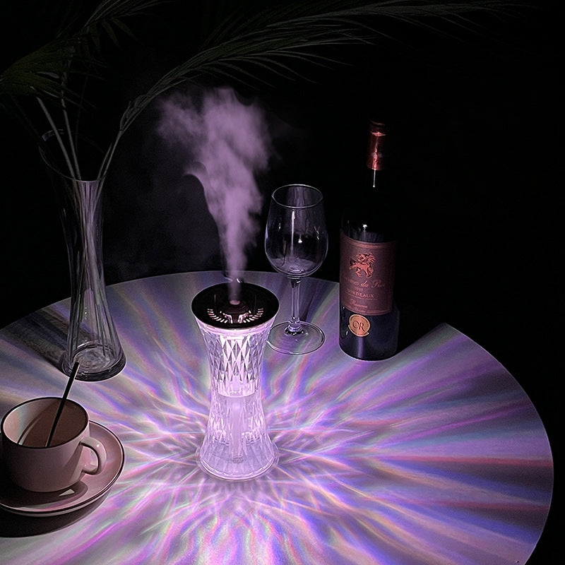 2-in-1 Crystal Lamp & Humidifier