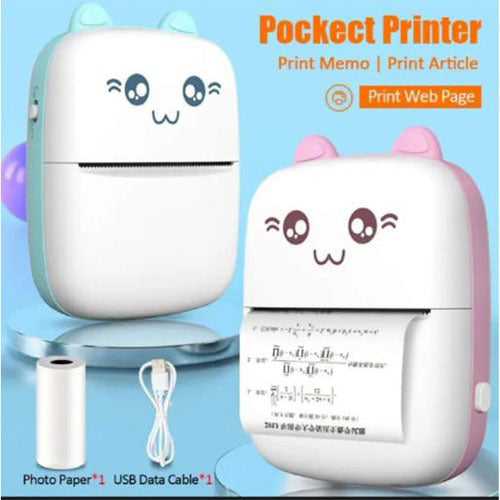 Mini Portable Pocket Thermal Wireless Bluetooth Printer