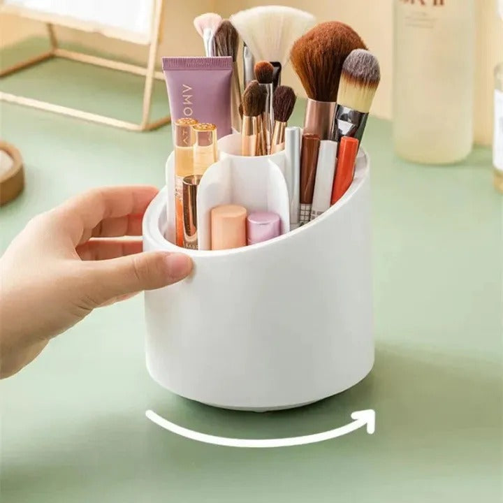 360° Rotating Makeup Brush Holder