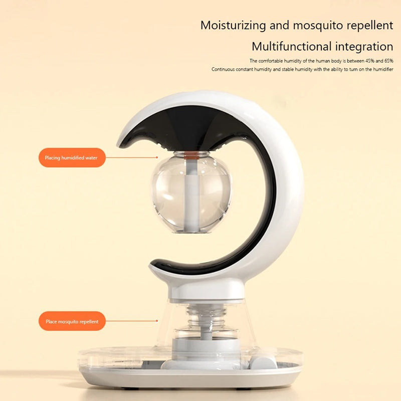 3-in-1 LED Night Lamp with Humidifier & Mosquito Repellent | USB Portable Home Essential