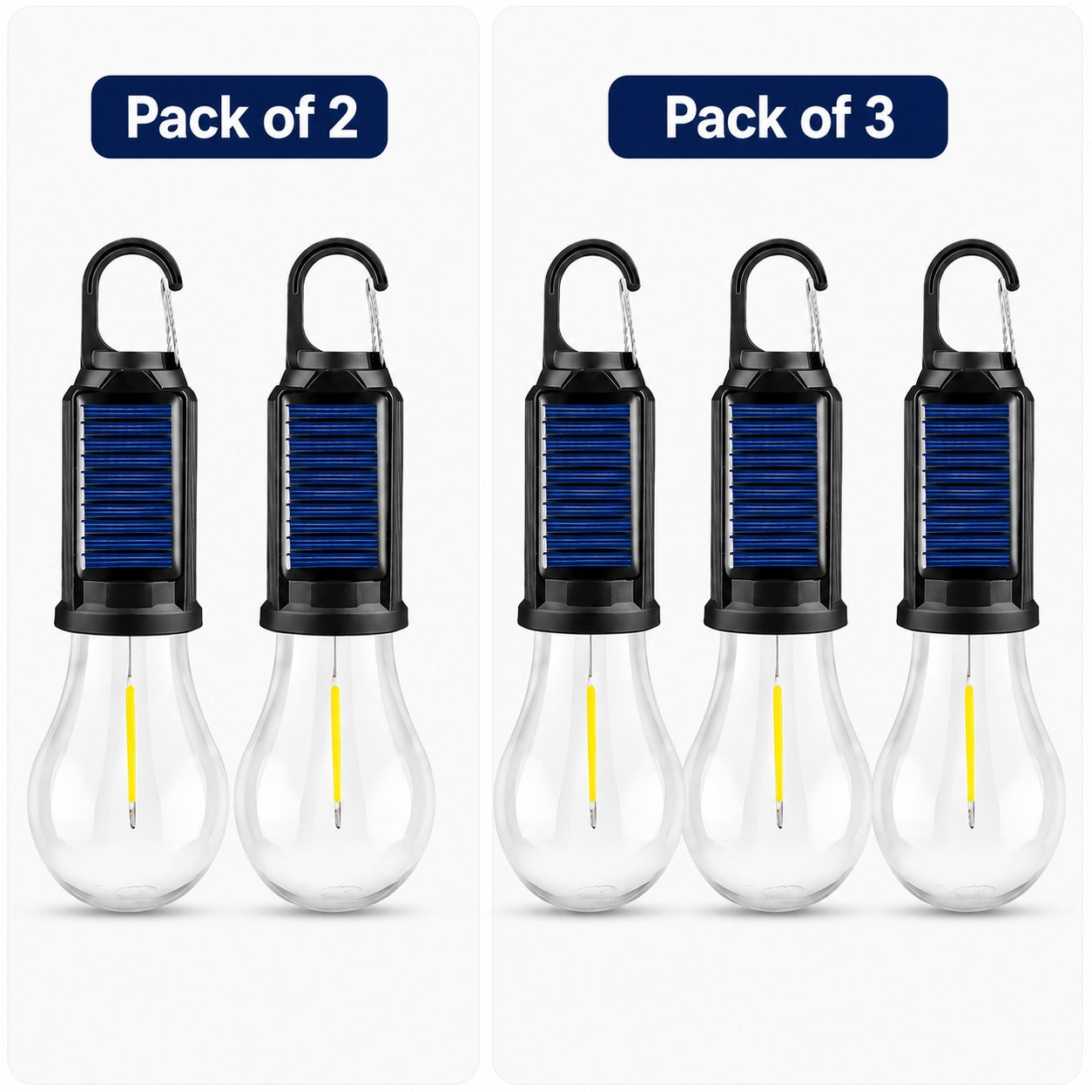 Solar / Rechargeable LED Camping Lamp – Portable Emergency & Outdoor & Camping Light