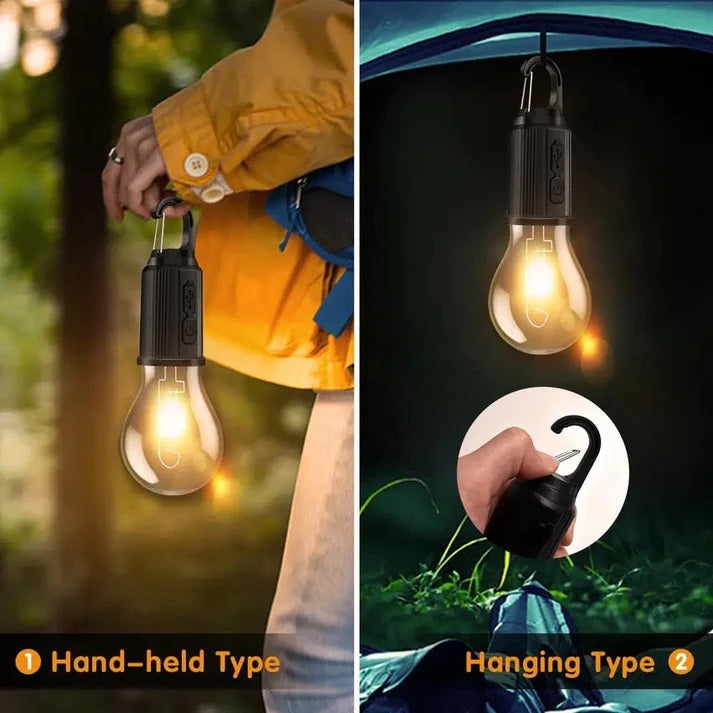 Solar / Rechargeable LED Camping Lamp – Portable Emergency & Outdoor & Camping Light