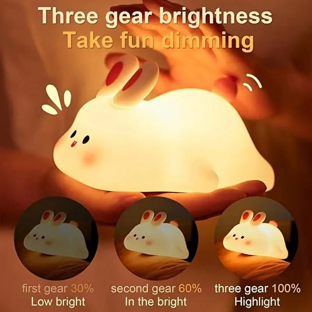 Cute Rabbit Silicone Lamp