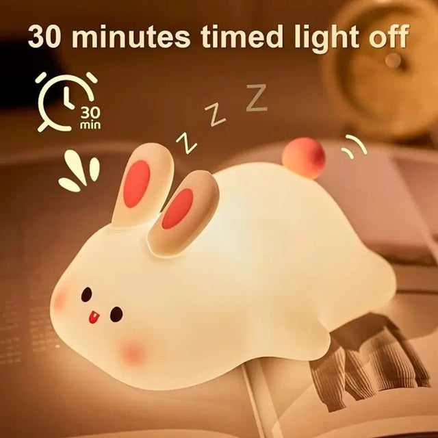 Cute Rabbit Silicone Lamp