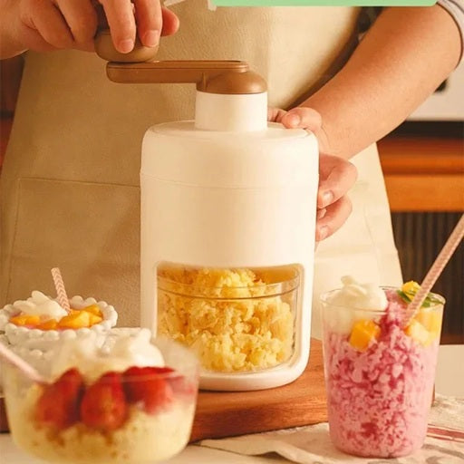 Manual Ice Crusher Machine – Hand Operated Ice Shaver