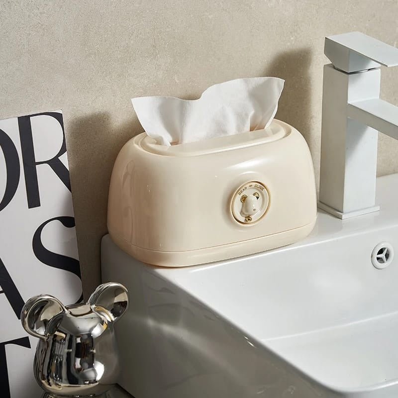 Luxury Mountain Bear Tissue Box