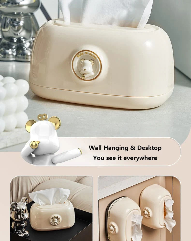 Luxury Mountain Bear Tissue Box