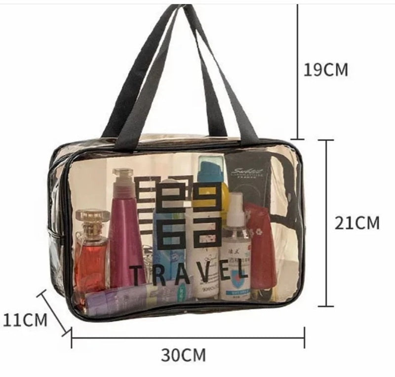 Dream Travel Makeup Organizer Bag – Waterproof Transparent Cosmetic Bag