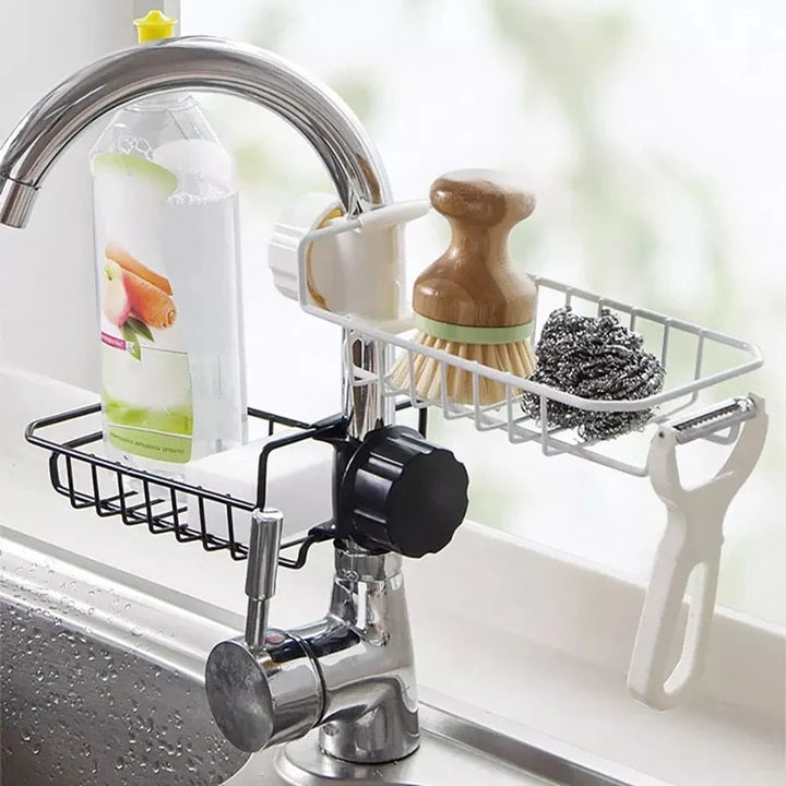 Kitchen Sink Organizer – Stainless Steel Sponge Holder