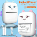 Cute Meow Pocket Printer – Portable Bluetooth Thermal Printer for Android & iOS