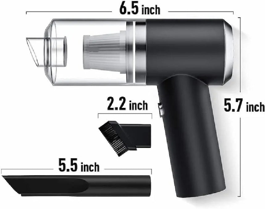 Portable 3-in-1 Handheld Vacuum Cleaner – Vacuum, Blower & Air Pump