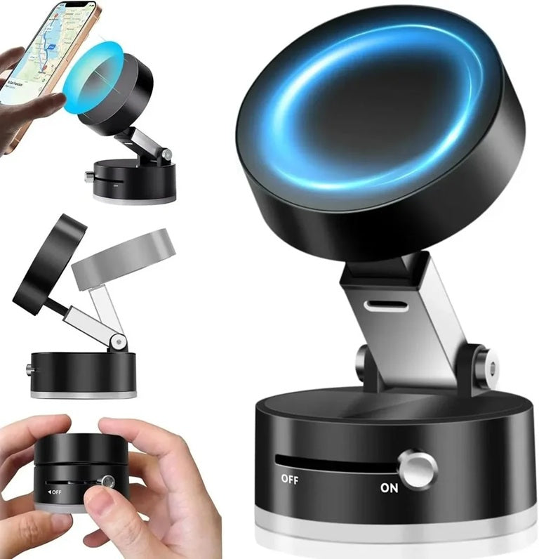 Vacuum Suction Magnetic Phone Holder