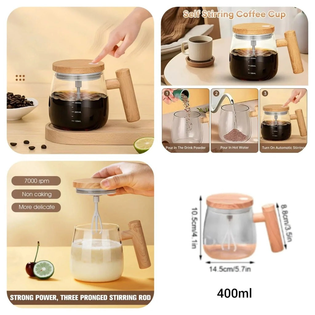 AutoMix Self-Stirring Mug