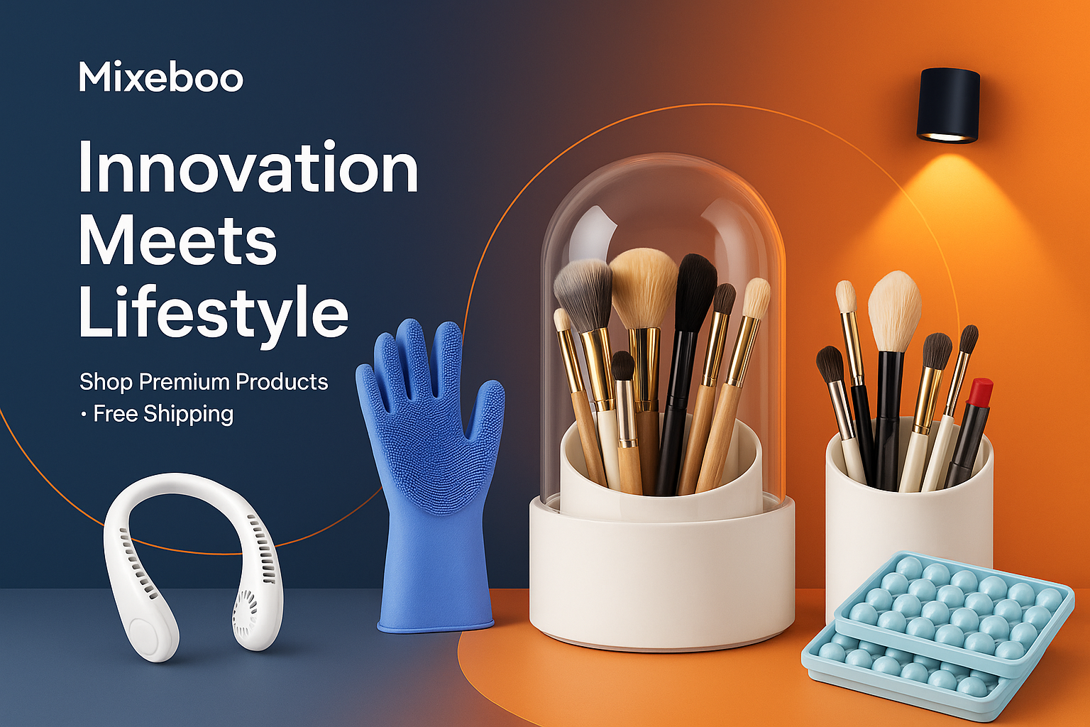 Premium Multi-Product Mixeboo Homepage Banner